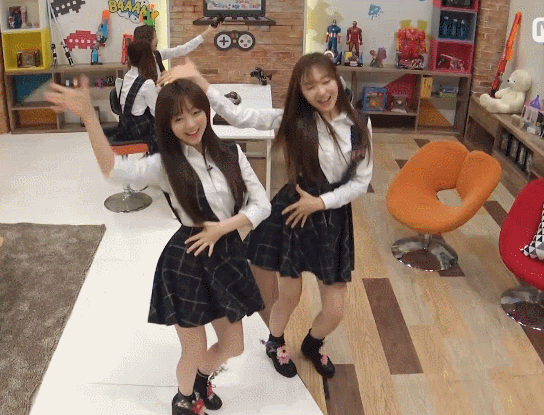 레드벨벳의 Happiness 춤추는 러블리즈 빵떡이과 케이.GIF | 인스티즈