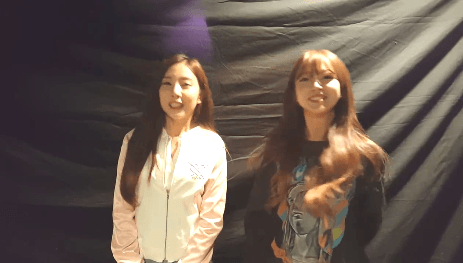 음악의신2 윤채경, 김소희.gif | 인스티즈