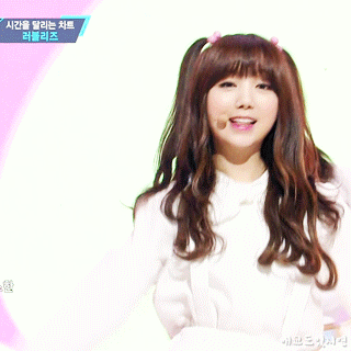 러블리즈가 부른 소녀시대 kissing you.swf | 인스티즈