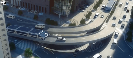 실제로 만들어진 중국의 터널버스.jpg | 인스티즈