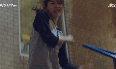 청춘시대 3콤보 액션신 메이킹 영상(feat. 깐죽 혜수) | 인스티즈