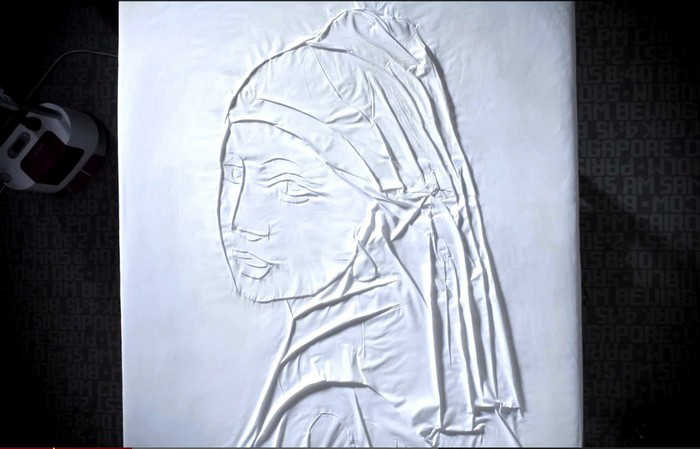 다림질로 그린 초상화 | 인스티즈