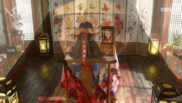 [구르미그린달빛] 세자와 조하연의 국혼 준비 대례복 씬.gif | 인스티즈