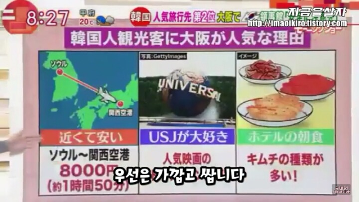 일본방송에서 분석한 오사카가 한국에서 인기있는 이유들JPG | 인스티즈