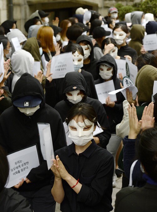 86일간의 이화여대 시위 날짜별 현장사진 모음 (소름주의) | 인스티즈