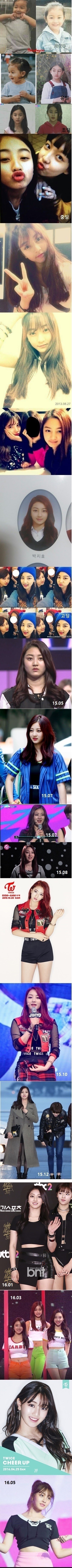 [트와이스] 갓리더 지효의 연습생부터 현재까지 | 인스티즈