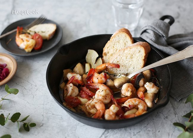 간단하게 만드는 스페인 지중해 요리[감바스알아히요] | 인스티즈