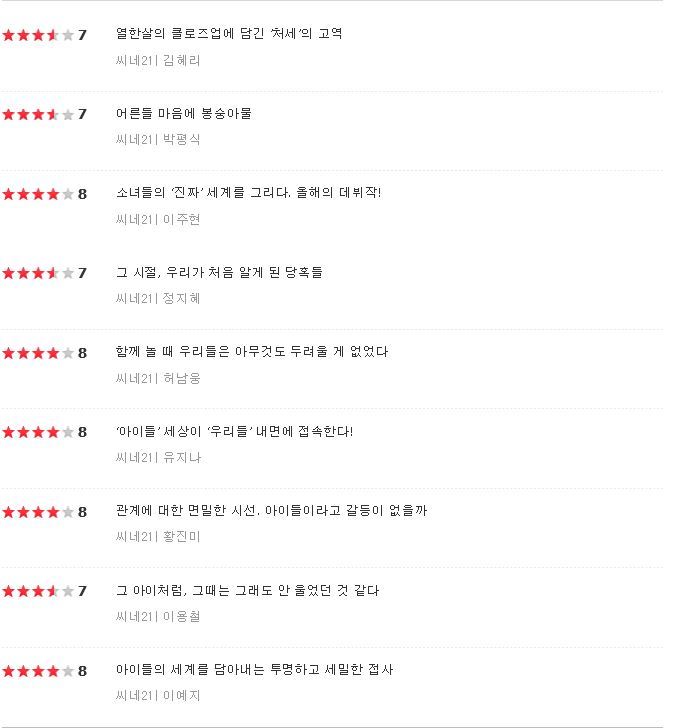 이동진 평론가가 뽑은 2016 상반기 최고의 영화 | 인스티즈