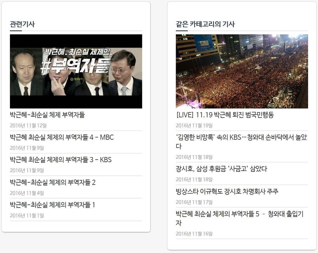 박근혜-최순실 체제의 부역자들 | 인스티즈