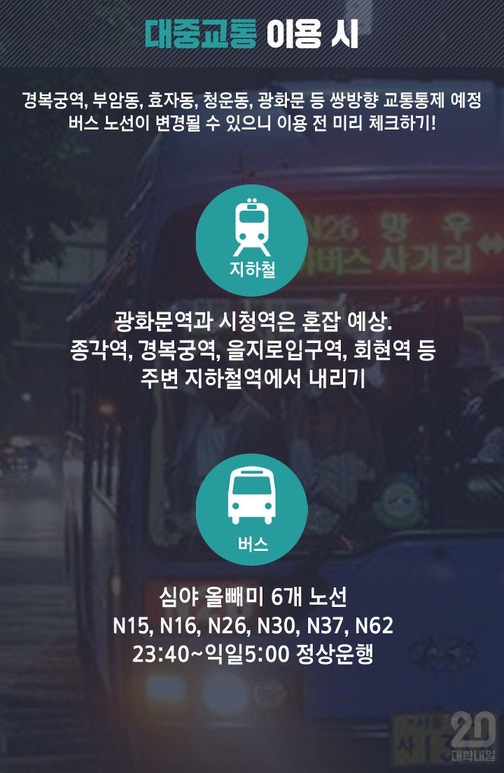 5차 촛불집회, 미리 알고 가야 할 6가지 | 인스티즈