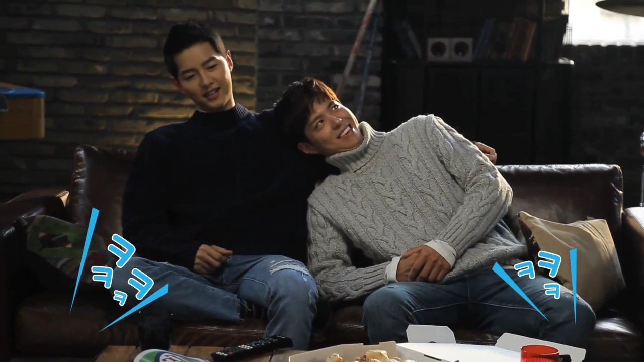 광고촬영장에서 생활연기중인 송중기x박보검(짱덕 주의) | 인스티즈