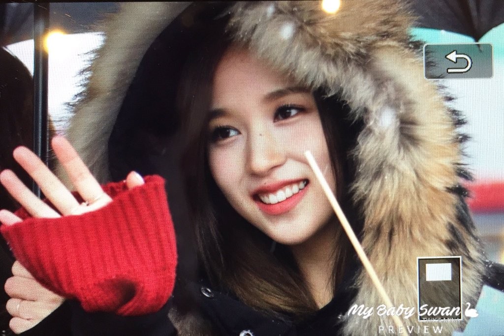 161126 첫눈 오던날 미나리~^____^ | 인스티즈