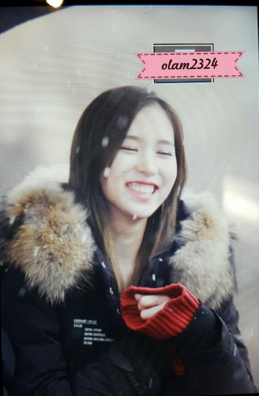 161126 첫눈 오던날 미나리~^____^ | 인스티즈