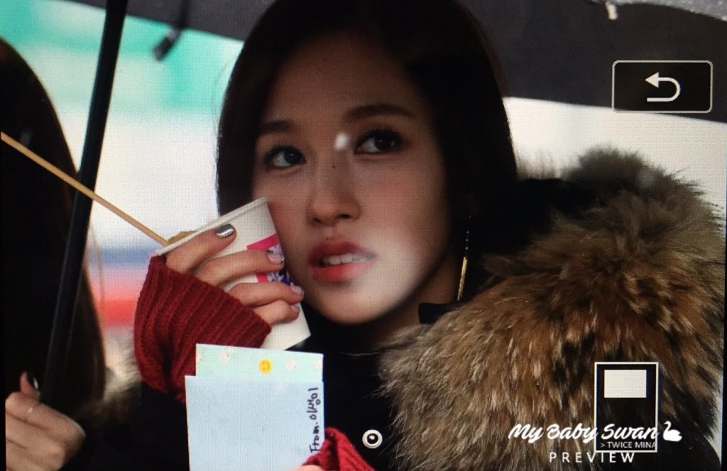 161126 첫눈 오던날 미나리~^____^ | 인스티즈