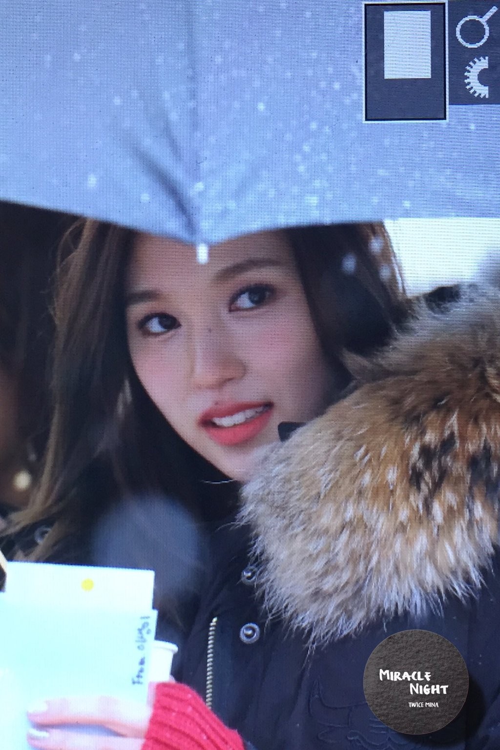 161126 첫눈 오던날 미나리~^____^ | 인스티즈