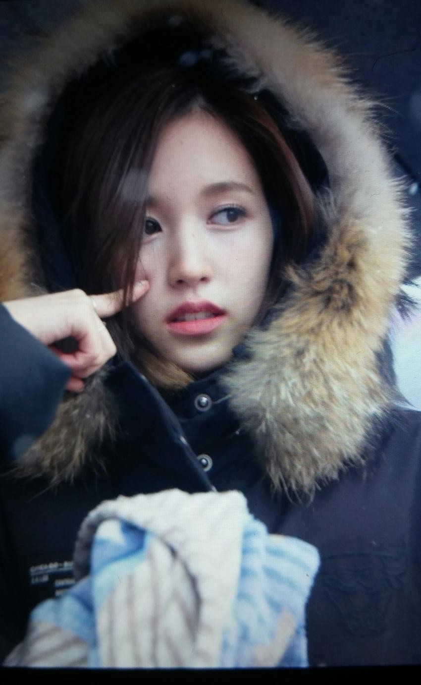 161126 첫눈 오던날 미나리~^____^ | 인스티즈