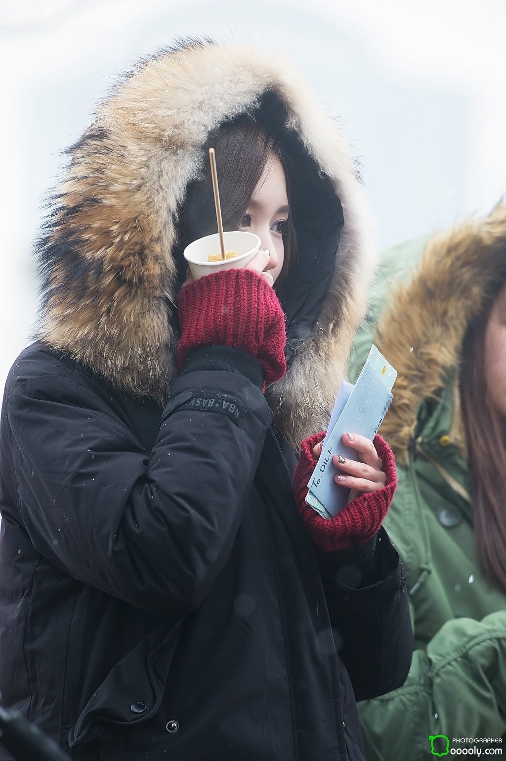 161126 첫눈 오던날 미나리~^____^ | 인스티즈