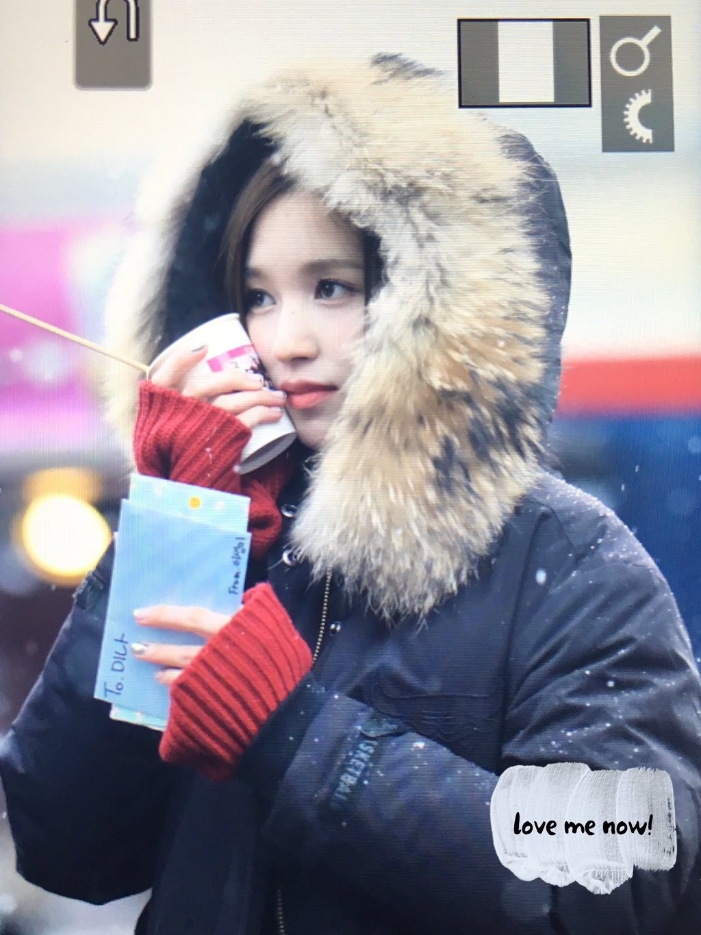 161126 첫눈 오던날 미나리~^____^ | 인스티즈