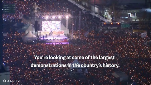 한국은 어떻게 세상에서 가장 크고 평화로운 시위를 조직하였나? | 인스티즈