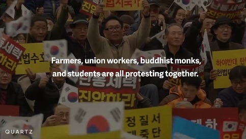 한국은 어떻게 세상에서 가장 크고 평화로운 시위를 조직하였나? | 인스티즈