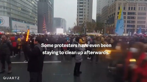 한국은 어떻게 세상에서 가장 크고 평화로운 시위를 조직하였나? | 인스티즈