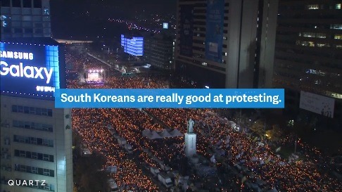한국은 어떻게 세상에서 가장 크고 평화로운 시위를 조직하였나? | 인스티즈