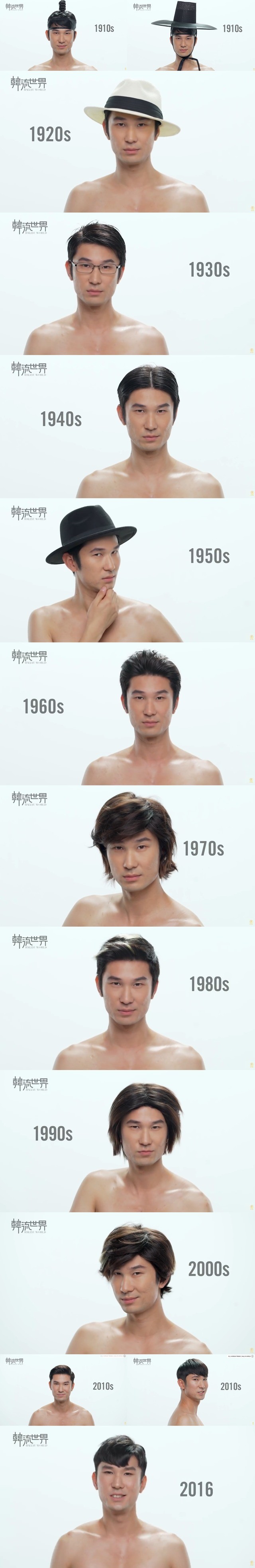 한국 남성, 지난 100년간의 헤어스타일 변화 (+ 해외 반응) | 인스티즈