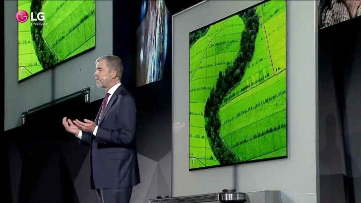 LG, 세계최초 월페이퍼 TV, signature OLED TV W 공개 | 인스티즈