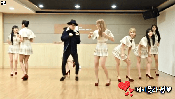 흔한 아재의 AOA - Excuse Me 안무 도전.GIF | 인스티즈