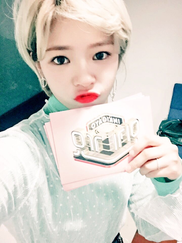 오늘을 마지막으로 인기가요를 하차한 트와이스 정연 | 인스티즈