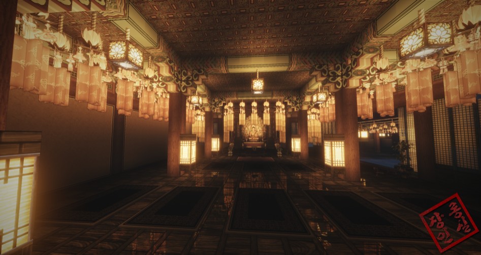 마인크래프트로 만든 불국사,한옥.jpg | 인스티즈