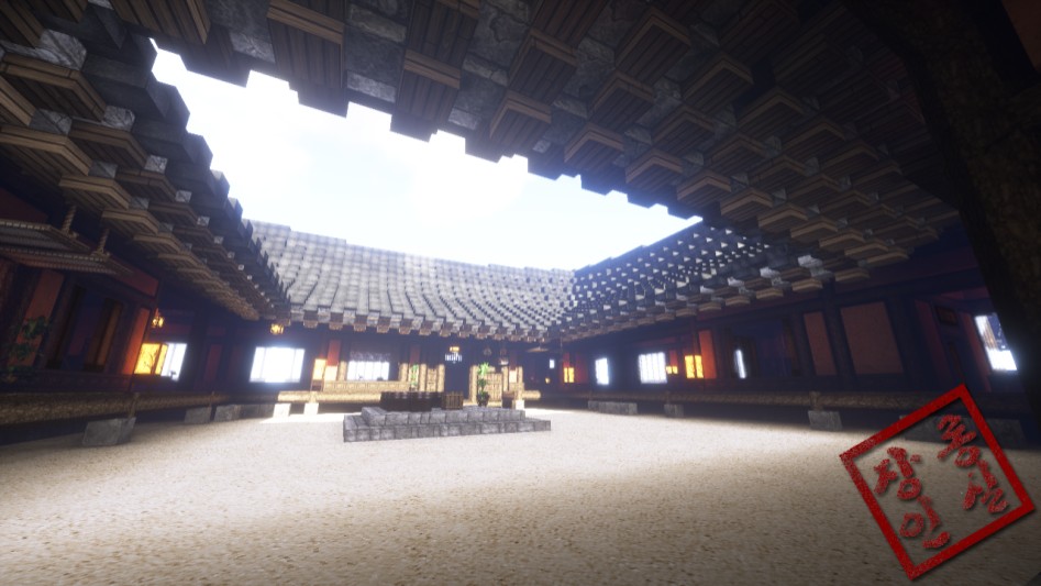 마인크래프트로 만든 불국사,한옥.jpg | 인스티즈