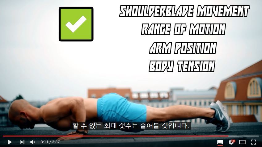 퍼펙트 푸쉬업(팔굽혀펴기) 하는 법 | 인스티즈