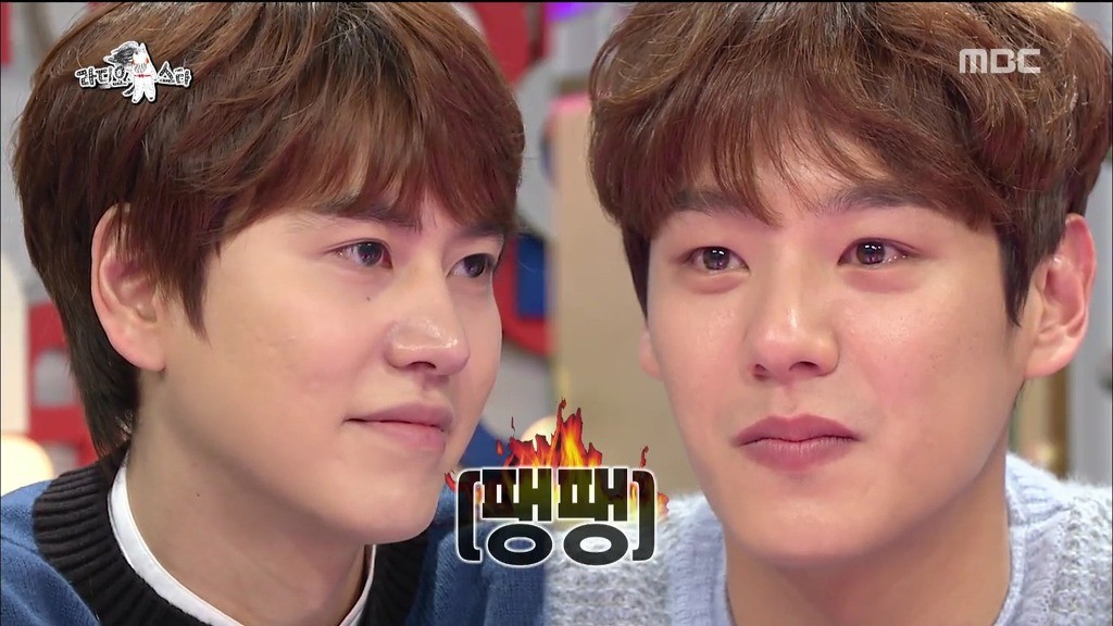 [라디오스타] 눈싸움하는 곽시양vs규현 | 인스티즈