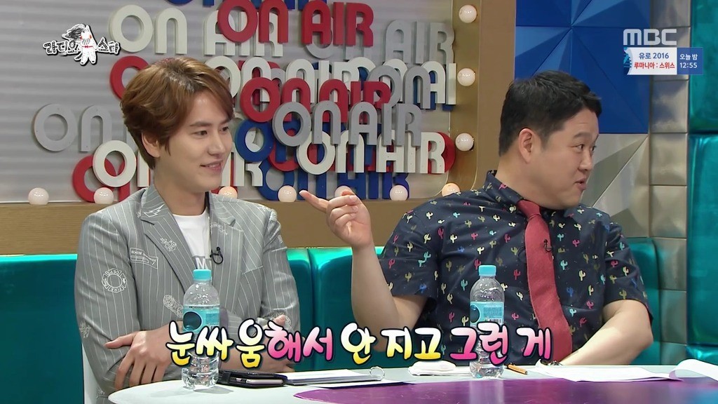 [라디오스타] 눈싸움하는 곽시양vs규현 | 인스티즈