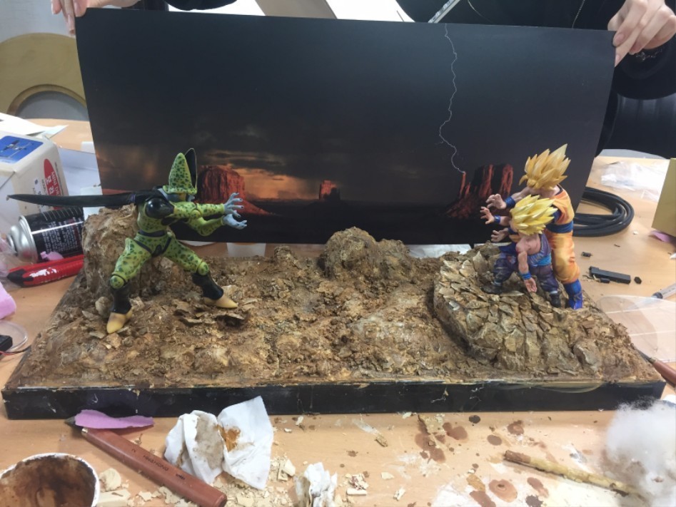 여친 빼고 다 만드는 루리웹러(드래곤볼 디오라마 제작과정).jpg | 인스티즈