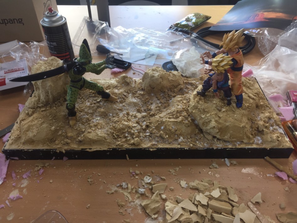 여친 빼고 다 만드는 루리웹러(드래곤볼 디오라마 제작과정).jpg | 인스티즈