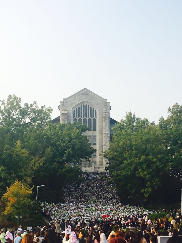 86일간의 이화여대 시위 날짜별 현장사진 모음 | 인스티즈