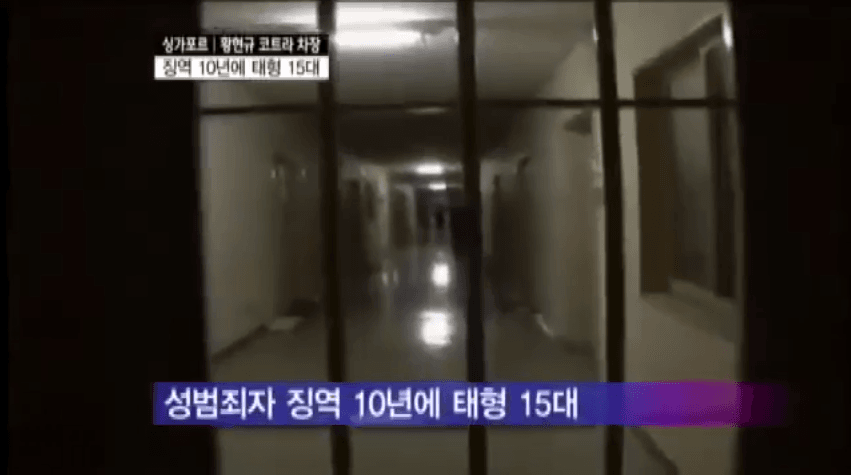 싱가포르 성범죄자 처벌. 태형 1대만 맞아도 살 터지는 공포 | 인스티즈