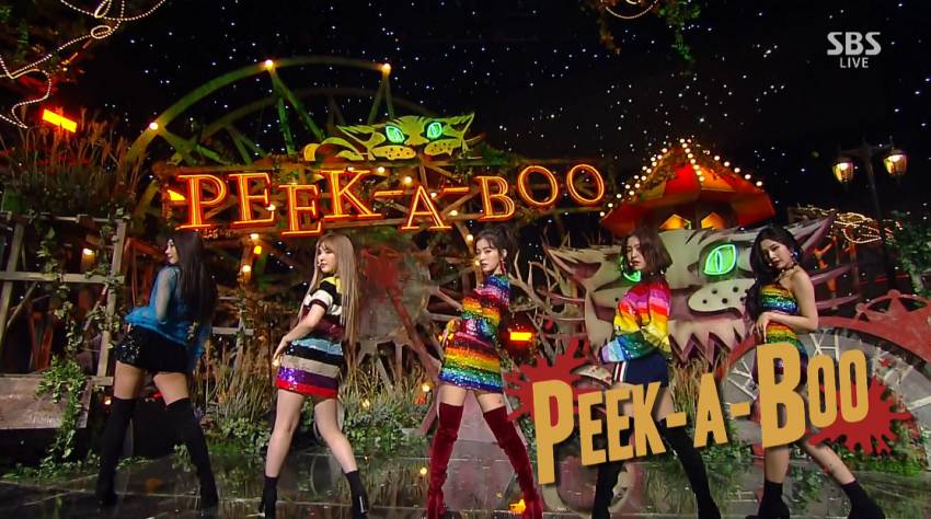 [움짤] [영상] 오늘 인기가요 레드벨벳 피카부 | 인스티즈