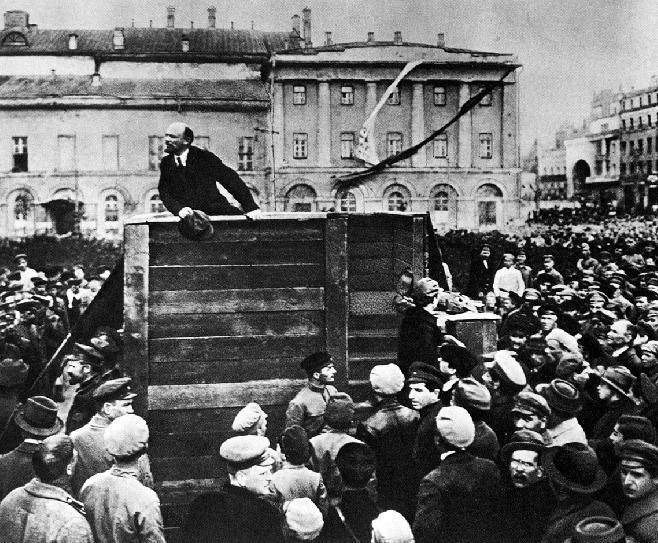 1917년 러시아 10월 혁명때 블라디미르 레닌 육성 | 인스티즈