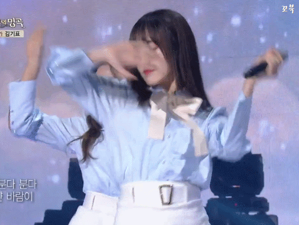 불후의 명곡 여자친구 - 하얀 바람.gif | 인스티즈