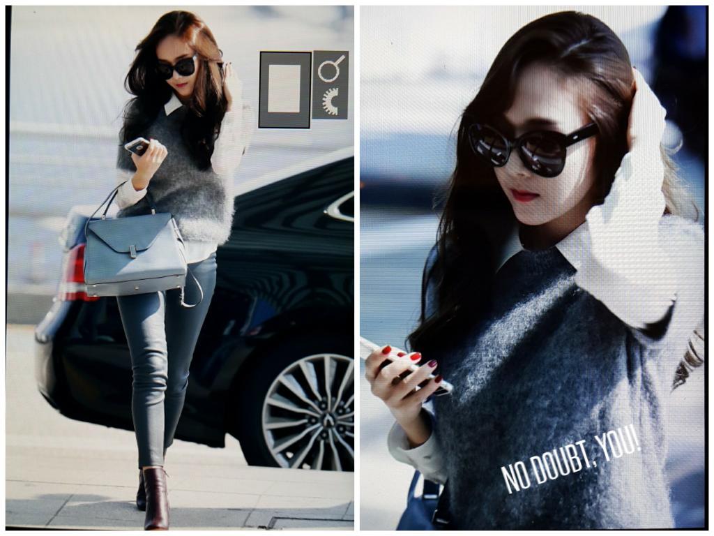 오늘자 제시카 공항패션(ft.니트) | 인스티즈