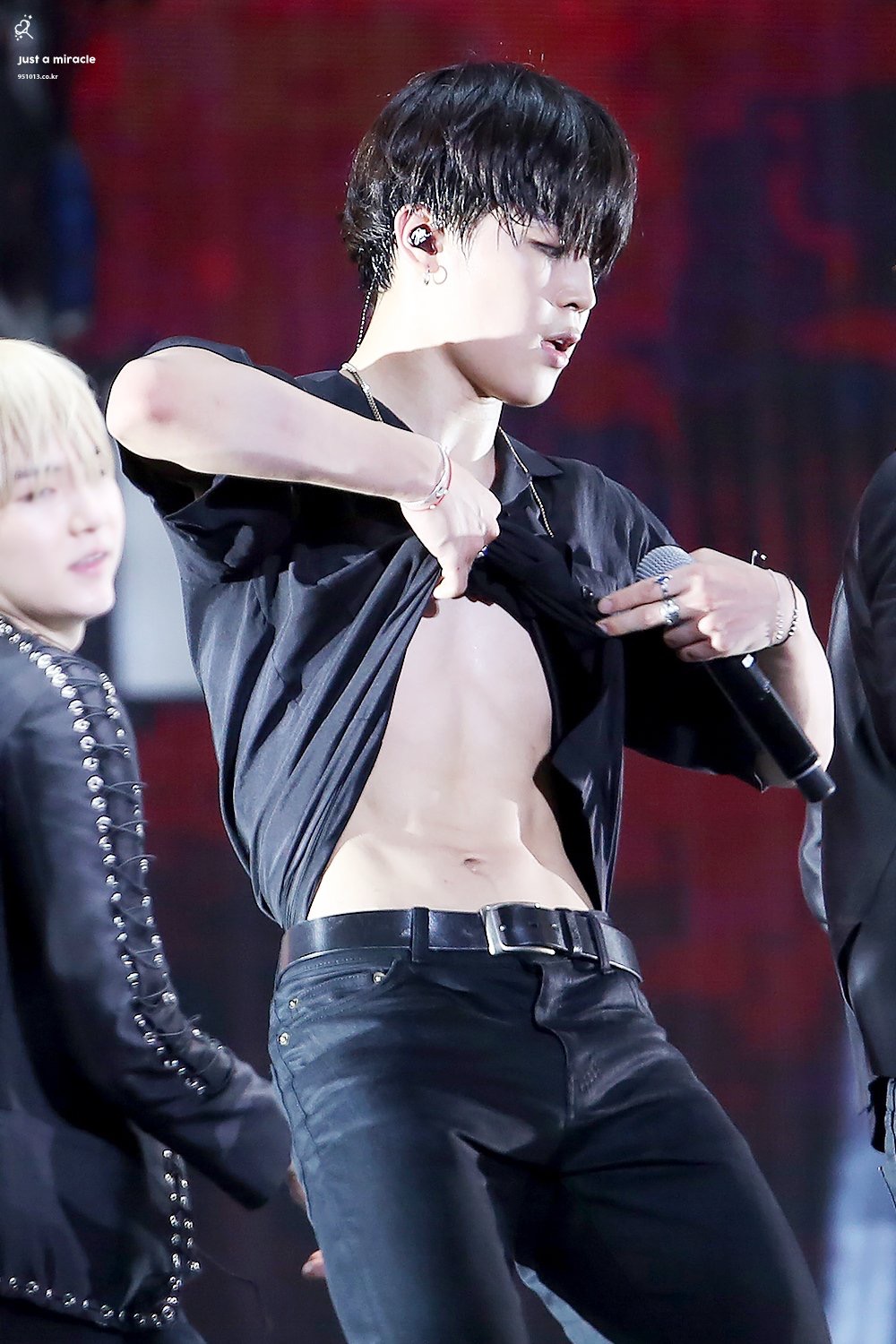 배 깐 섹시한 박지민 모음 (하앙) | 인스티즈