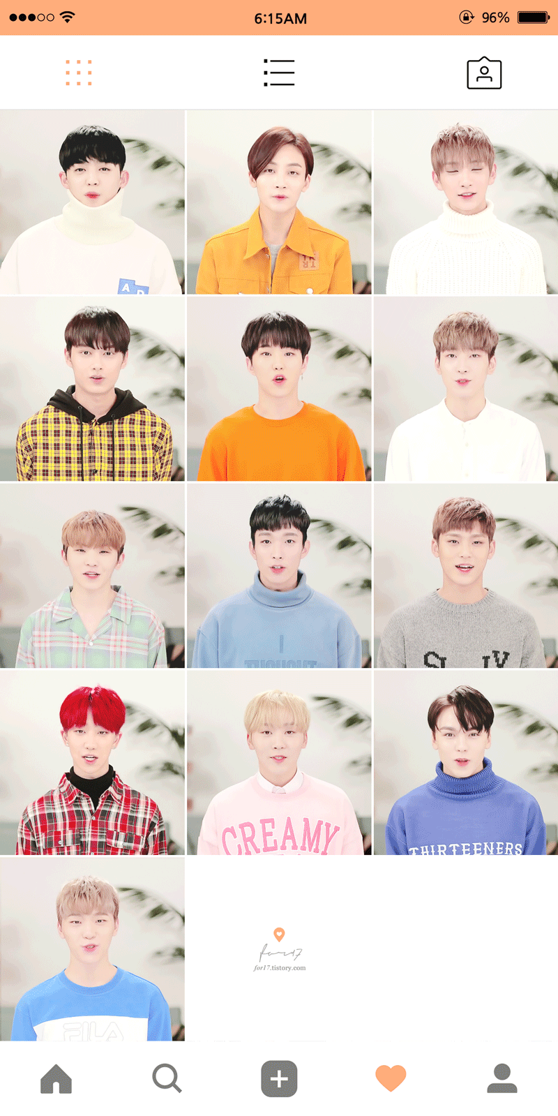 나는...우리..애들이..제일...예뻐..세븐틴..13명..다 사랑해....사랑해... | 인스티즈