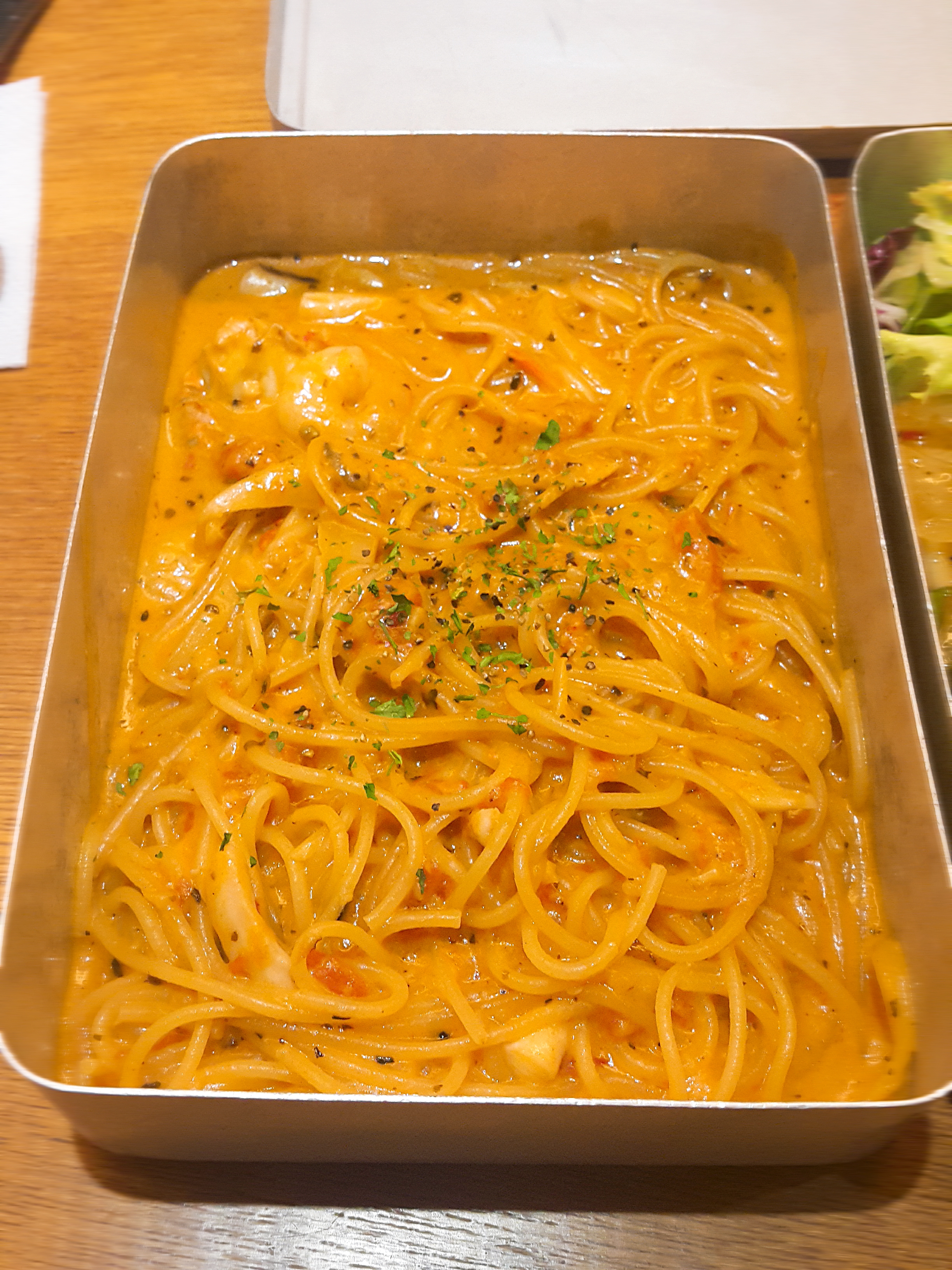 어제 먹은 도시락 파스타?인데 맛있겠지ㅠㅠㅠㅠ | 인스티즈