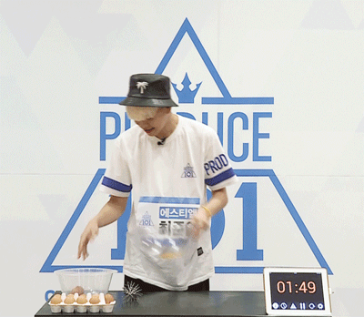 미션으로 머랭 치랬더니 머랭 패대기치는 연습생.produce | 인스티즈