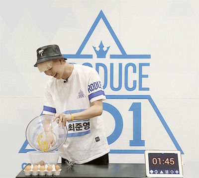 미션으로 머랭 치랬더니 머랭 패대기치는 연습생.produce | 인스티즈