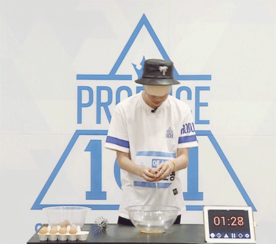 미션으로 머랭 치랬더니 머랭 패대기치는 연습생.produce | 인스티즈