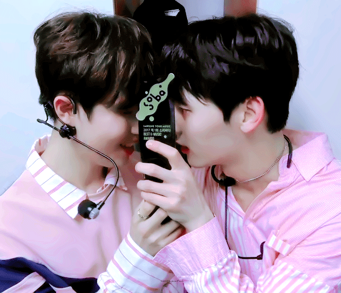 근데 사랑해팀 이때 이거 황민현이 하자고한거 빼박 | 인스티즈